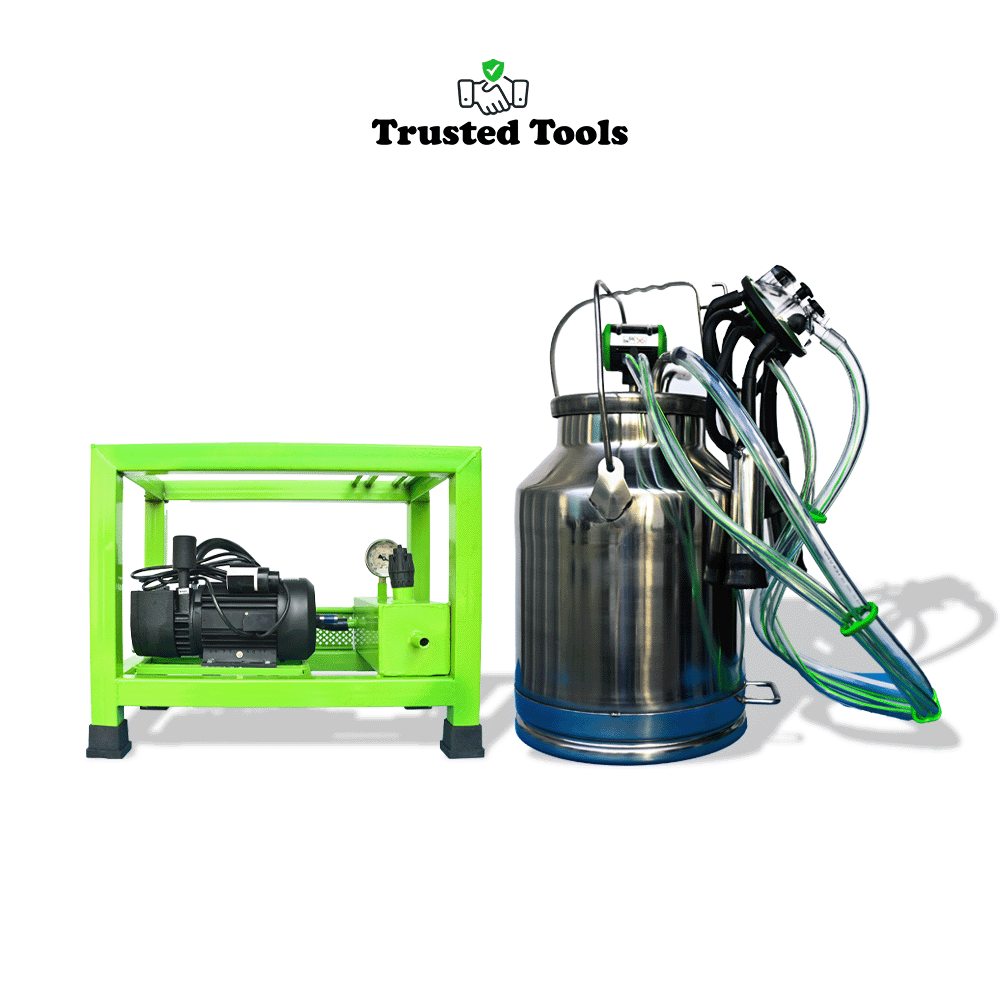 for 1 to 7 cows and buffalos milking machine